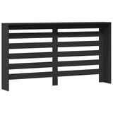 Radiator Cover Black 149x20x82 cm Engineered Wood 852700