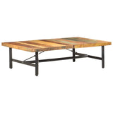 320654 Coffee Table 142x90x42 cm Solid Reclaimed Wood