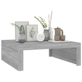 ZNTS Coffee Table Grey Sonoma 100x100x35 cm Engineered Wood 815997