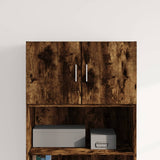 Wall Cabinet Smoked Oak 70x42.5x40 cm Engineered Wood 846121