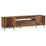 LED TV Cabinet Old Wood Engineered Wood 897573