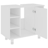 Bathroom Cabinet White 60x32x53.5 cm Engineered Wood 802633