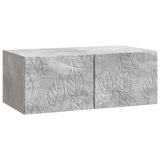 Wall-Mounted TV Cabinet 98 x 31 cm Concrete Grey 898898