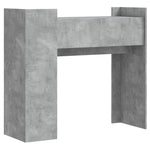 ZNTS Console Table Concrete Grey 100x35x90 cm Engineered Wood 848468