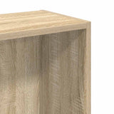 Bookshelf Sonoma Oak 80x24x75 cm Engineered Wood 800894
