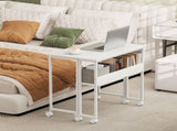 80 cm Drop Leaf Writing Work Desk - White T3398P344184