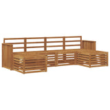Sofa Sets 6 pcs Natural Solid Acacia Wood 3375244