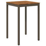 Garden Bar Table Natural and Coffee 70 x 68.5 x 105 cm 901336