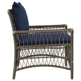 Garden Chair with Cushion Grey 73 x 61 x 77 cm Poly Rattan 42006224