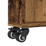 Narrow Storage Trolley Old Wood 48x13x68 cm Engineered Wood 855230