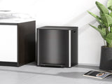 60L Dual Compartment Stainless Steel Bin, with Deodoriser Holders - Black T3398P343444