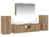 Bathroom Furniture Set 6 pcs Artisan Oak 3407166