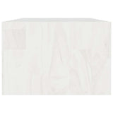 809913 Coffee Table White 110x50x34 cm Solid Wood Pine