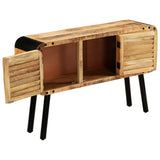 ZNTS Sideboard Solid Mango Wood 120x30x76 cm 245262