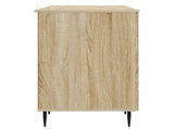 Desk with Shelf Sonoma Oak 142.5 x 50 x 75 cm Engineered Wood 3414605