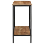 Console Table 100x35x70 cm Solid Rough Wood Mango 374071