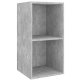 Wall-mounted TV Cabinets 4 pcs Concrete Grey Engineered Wood 3079839