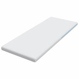 Mattress Topper White 70 x 200 x 7 cm Jaquard Fabric 4106275