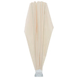 Collapsible Terrace Side Awning Cream 200 cm 44578