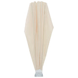 Collapsible Terrace Side Awning Cream 200 cm 44578