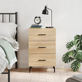 Bedside Cabinet Sonoma Oak 40x40x66 cm Engineered Wood 827679
