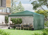 3 x 3 Pop Up Gazebo, UPF 30 with 2 Sidewalls, Leg Weight Bags and Wheeled Bag, Height T3398P314157