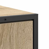 Bathroom Furniture Set with Shelf 3 pcs Brown Engineered wood 3345145