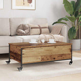 Coffee Table Old Wood 91 x 55 x 32 cm Engineered Wood 883001