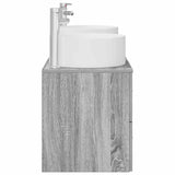 Bathroom Furniture Set 3 pcs Grey Sonoma 49.5 x 44.5 x 65.5 cm 3405952