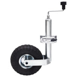 Jockey Wheel for Trailer with Split Clamp 48 mm Galvanised Steel 152240