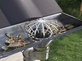 Gutter Leaf Guard 8 pcs Silver 75 mm Stainless Steel 42019387
