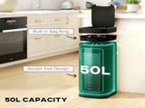 50L Sensor Bin, Automatic Kitchen Bin, Manual Override, Battery Operated, Inner-Bucket-Free, for T3398P424966