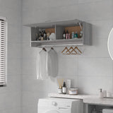 Wardrobe Grey Sonoma 100x32.5x35 cm Engineered Wood 815214