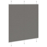 Pleated Blind Anthracite 120x150 cm Fabric Width 119.4 cm Polyester 4015096