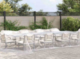 Clear Tarpaulin with Eyelets 4x10 m Polyethylene 4018522