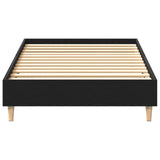 Bed Frame Black Oak 80 x 200 cm Engineered Wood 8009065
