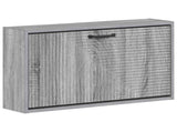 Wall-Mounted Shoe Cabinet HAARLEM 71 x 17 x 43 cm Grey Sonoma 896851