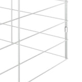 Rabbit Cage Silver 300 x 100 x 210 cm Galvanised Steel 42019242
