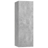 4 Piece TV Cabinet Set Concrete Grey Engineered Wood 3079152