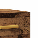 ZNTS Wall-mounted Bedside Cabinets 2 pcs Old Wood 35x35x20 cm 857064