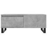 Coffee Table Concrete Grey 90x50x36.5 cm Engineered Wood 830816