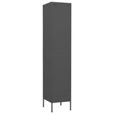 Locker Cabinet Anthracite 35x46x180 cm Steel 336258