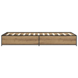 Bed Frame Artisan Oak 80 x 200 cm Engineered Wood 8009142