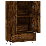 Highboard Smoked Oak 69.5x31x115 cm Engineered Wood 828209