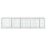 Gabion with 5 mm Wire and 10x10 cm Mesh 450x100x100 cm 3465315
