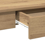 ZNTS Desk Artisan Oak 100x45x75 cm Engineered Wood 860435