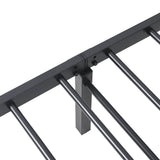 Bed Frame without Mattress Foldable Black 90x200 cm Steel 4103960