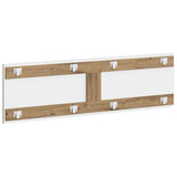 Wall-Mounted Headboard DELFT Artisan Oak Engineered Wood 897164