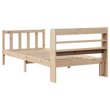Bed Frame without Mattress 90x200 cm Solid Wood Pine 3306574