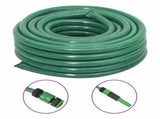 Garden Hose with Fitting Set Green 0.75" 30 m PVC 154382